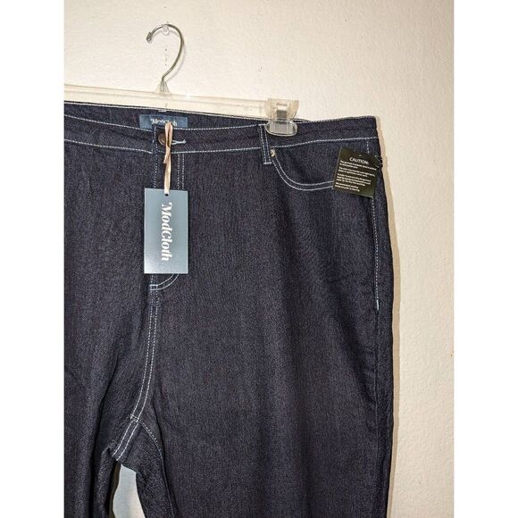 Modcloth Women's Plus Size High Rise Straight Leg Jeans Blue Size 26R NWT - Picture 10 of 15